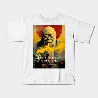 Puff Sumo: Never Attach Yourself to the Outcomes Kids T-Shirt